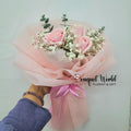 BW01 ROSE PINK BOUQUET IN PINK